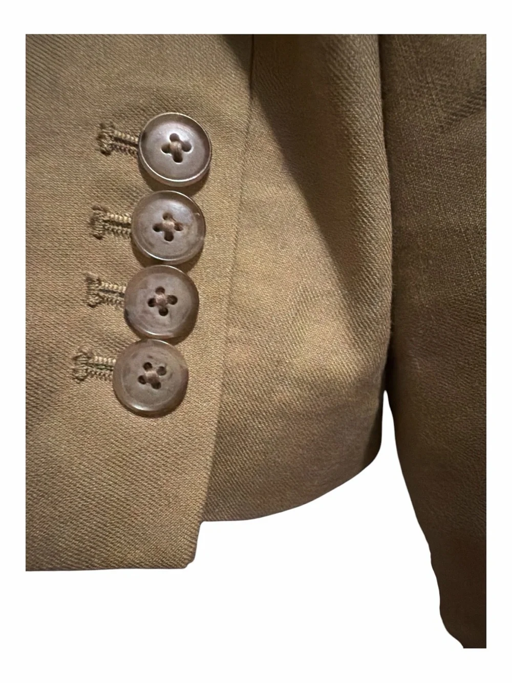 NWT Banana Republic Camel Tan Lena Relaxed Linen Blend Women’s Blazer XXL